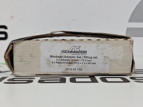 AC Shnitzer 2 Espaçadores 16mm 0-72.5 mm 5x120