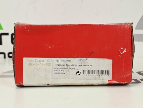 Eibach 2 Espaçadores 15mm 5x112 66.5mm