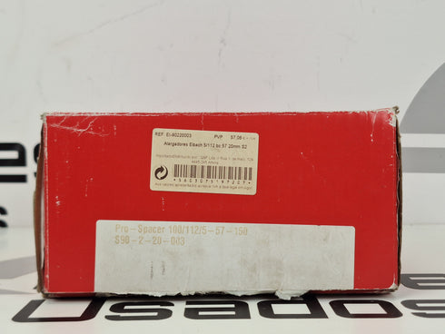 Eibach 2 Espaçadores 20mm 5x100/112 57mm