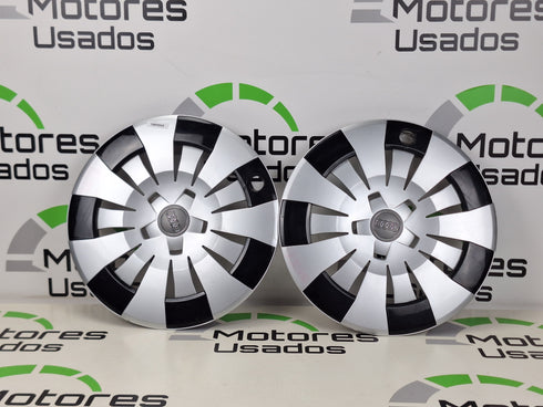 2 Tampões Audi 16 polegadas