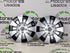 2 Tampões Audi 16 polegadas