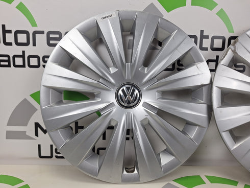 5 Tampões Volkswagen 15 polegadas