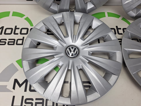 5 Tampões Volkswagen 15 polegadas