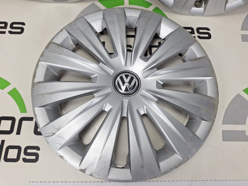5 Tampões Volkswagen 15 polegadas