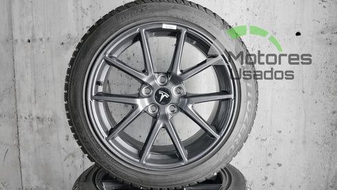 4 Jantes 18 Aero Tesla Originais 5x114.3