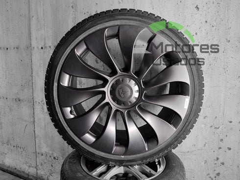 4 Jantes 21 Tesla model Y 5x114.3 ET 40/48 ( Como novas )