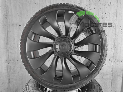 4 Jantes 21 Tesla Uberturbine Originais 5x114.3 ET40/48