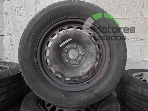 4 Jantes 16 de Ferro Volkswagen 215/60 R16