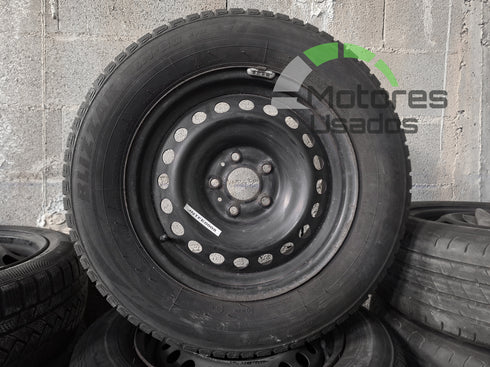 4 Jantes de Ferro 16 Nissan c/pneus 215/65