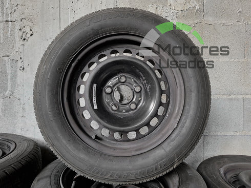 2 Jantes de Ferro 15 Mercedes c/pneus 205/60