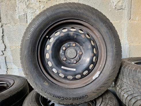 2 Jantes de Ferro 15 Volkswagen c/pneus 195/65