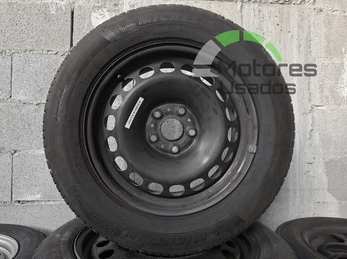 3 Jantes de Ferro 16 Volkswagen c/pneus 215/60 5x114.3