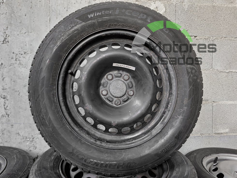 3 Jantes de Ferro 16 Ford c/pneus 215/60 5x108