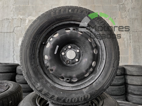 1 Jante de Ferro 15 Volkswagen c/pneu 185/65 5x100