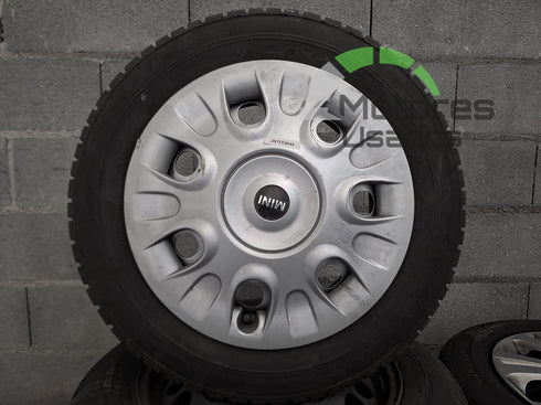 4 Jantes de Ferro 15 Mini c/pneus 175/65 4x100
