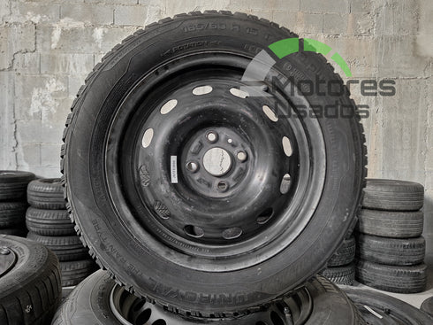 1 Jante de Ferro 15 c/pneu 185/60 4x100