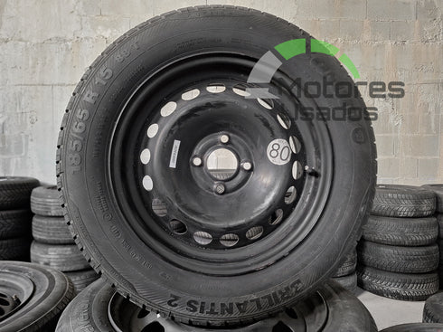 1 Jante de Ferro 15 Renault c/pneu 185/65 4x100