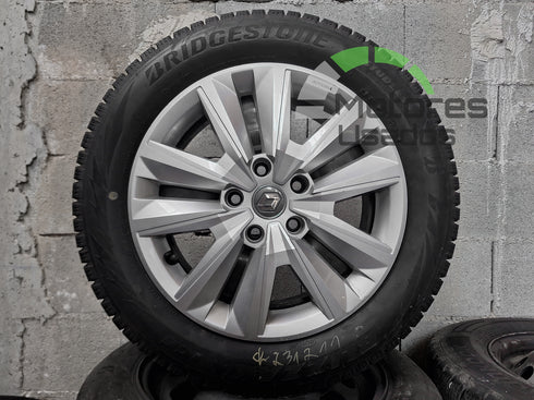 4 Jantes de Ferro 16 Renault c/pneus 205/55 5x115