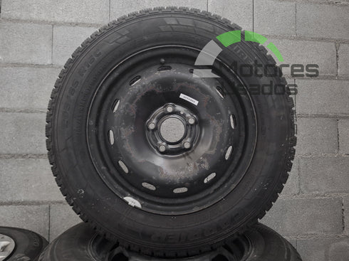 4 Jantes de Ferro 16 c/pneus 205/65 5x114.3
