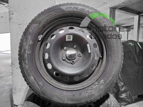 4 Jantes de Ferro 16 c/pneus 215/60 5x110
