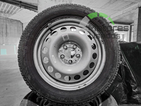 4 Jantes de Ferro 17 Mercedes c/pneus 225/55 5x112