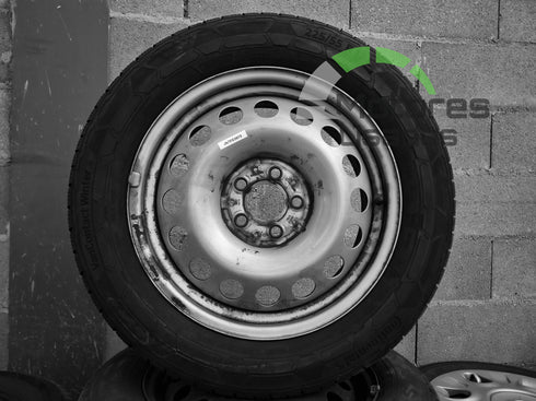 4 Jantes de Ferro 17 Mercedes c/pneus 225/55 5x112