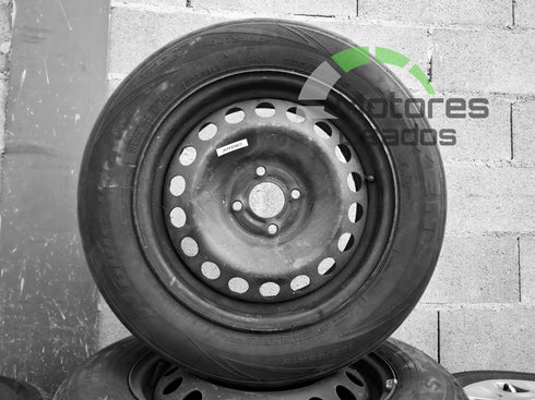 Jante de Ferro 15 Renault c/pneus 185/65 4x100