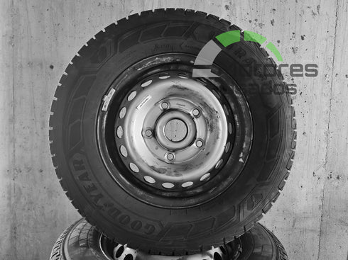 4 Jantes de Ferro 16 c/pneus 235/65 5x165.1 Ford Transit