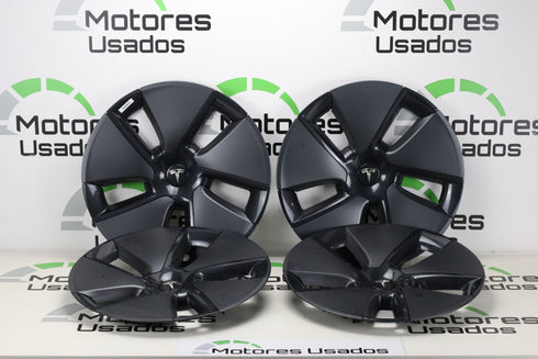 4 Tampões Tesla Model 3 18 polegadas