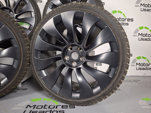 4 Jantes Tesla Overturbine de 20 Polegadas 9J ET 34