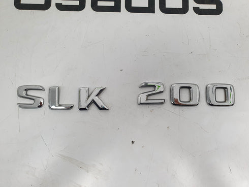 Emblema / Logo Traseiro Mercedes SLK 200 Krompressor