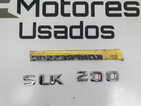 Emblema / Logo Traseiro Mercedes SLK 200 Krompressor