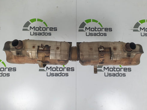 Panela Final de Escape com Catalisadores Porsche 911 997 Turbo