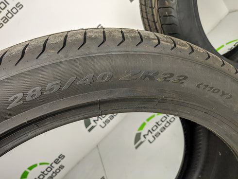 Pneus Pirelli 285/40 ZR22 Pzero 110Y (XL, B1)