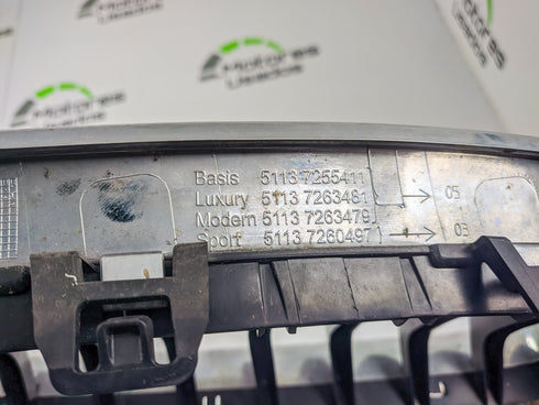 Grelha BMW Serie 3 Usada Original F30, F80 51137255411