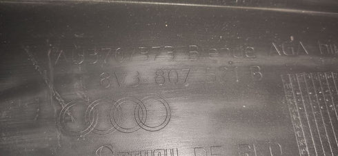 Difusor do Para-choques Traseiro Usado Audi A3 8V, 8VA, 8VF 8V3807521